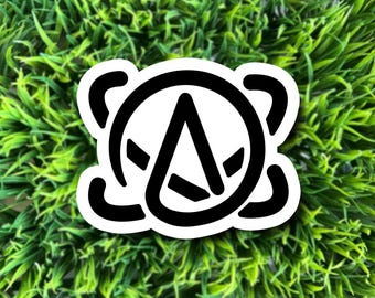 Atheism symbol / atheist agnostic anti-religion vinyl matte sticker