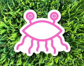Flying spaghetti monster / atheist agnostic anti-religion vinyl matte sticker