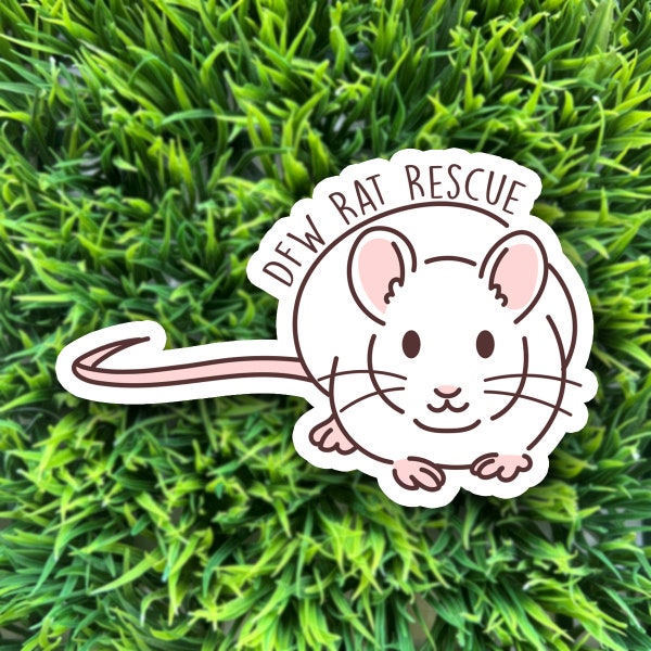 DFW Rat Rescue 1 | rat sticker