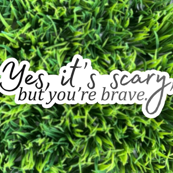 Yes it's Scary / Heated Rivalry Ilya & Shane matte vinyl sticker