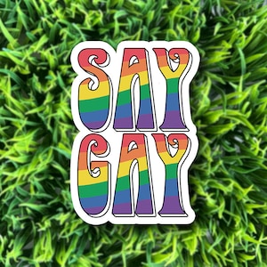 Say Gay | Pride sticker