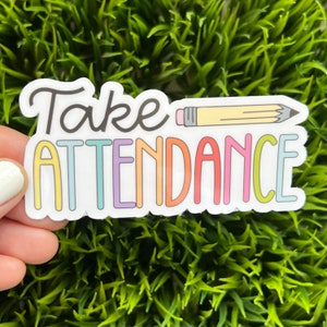 Take Attendance sticker