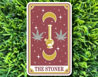 Tarot Card Sticker | The Stoner