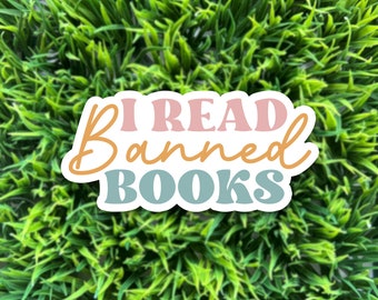 I Read Banned Books sticker