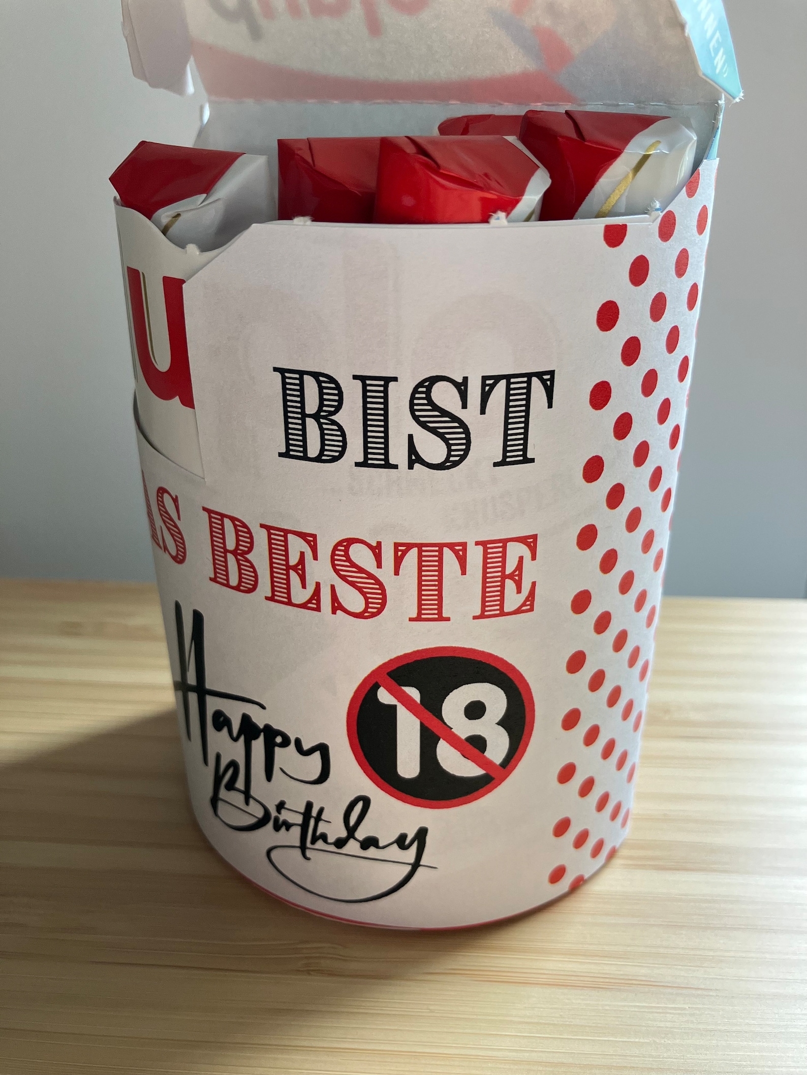 27 Duplo Banderolen 18. Geburtstag, Idee Geburtstagsgeschenk 18, Duplo