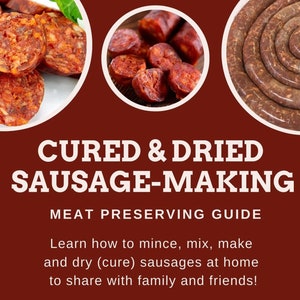 Cured & Dried Sausage-Making Guide (Digital pdf)