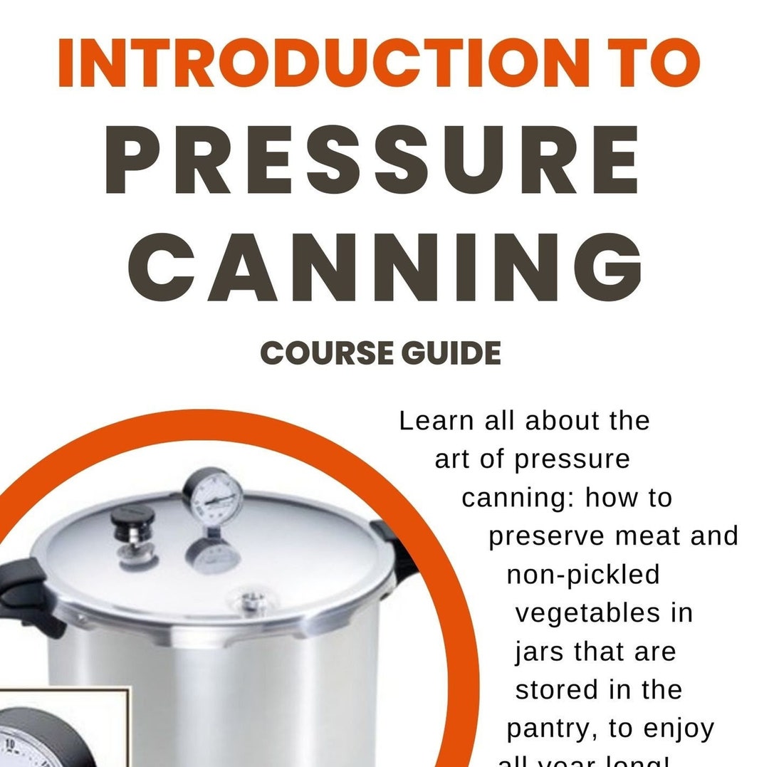 Pressure Canning Guide digital Pdf Etsy