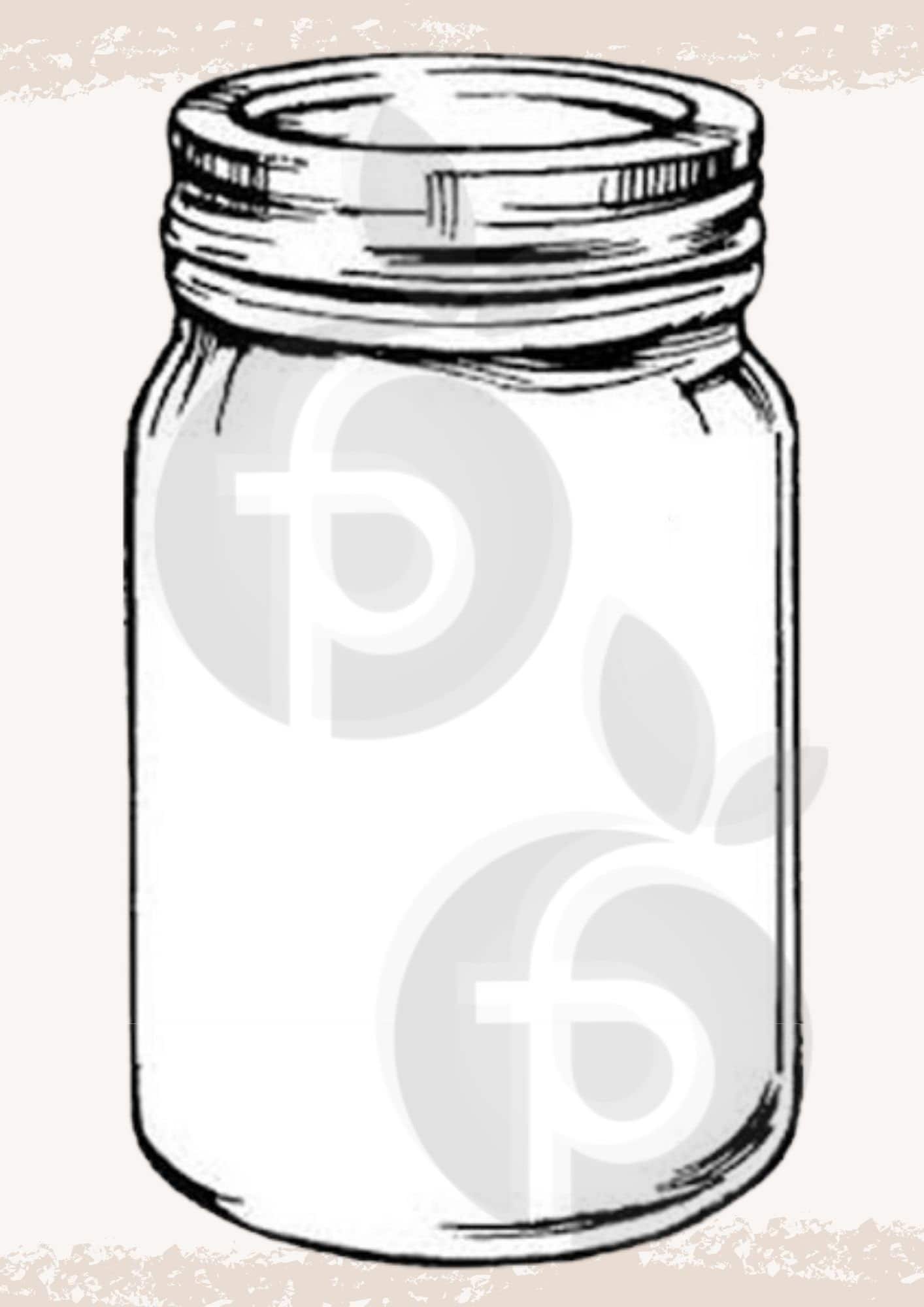 Mason Jar Menu Planner, Meal Planner, Weekly Planner, Mason Jar Planner ...