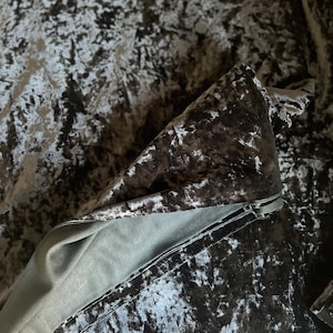 Italian velvet high quality premium fabric/ Designer fabric by the yard/ Alta moda luxury textile natural with stretch fabric