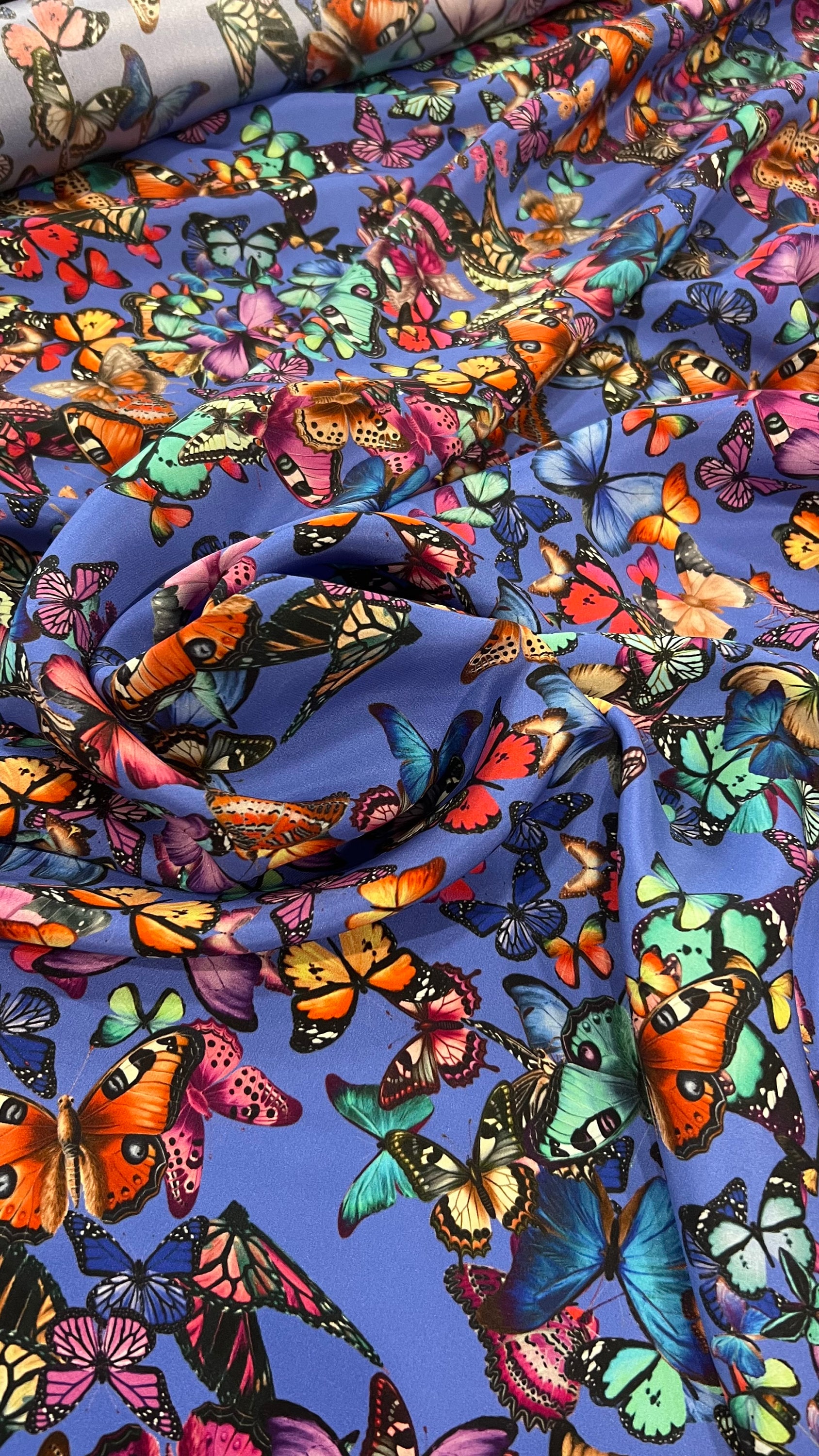 Pure Silk Fabric Italian Silk Fabric Butterfly Silk Fabric - Etsy