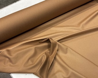 Italian cashmere premium high quality fabric/ Designer coat camel fabric/ Alta moda luxury textile natural wool fabric by the yard