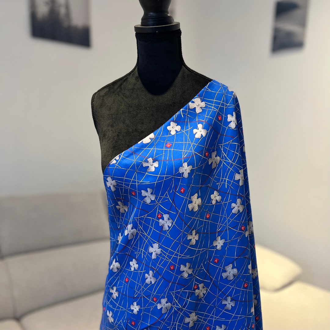 Last Piece 2 Meters Pure Silk Fabric, Twill Silk Fabric, Italian Silk