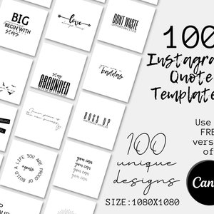 Plantillas de citas de Instagram blancas Canva, marca de Instagram, plantillas de Canva neutras, participación en el feed de Instagram, blogger de belleza Coach Lashes