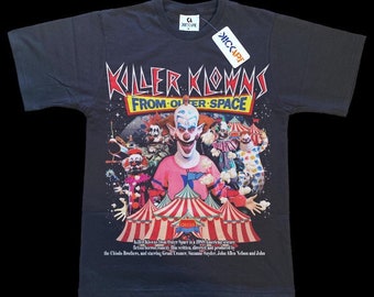 Killer Klowns T-Shirt-Fashionable Street Style-Printed T-shirt- Relaxed Fit Tee-Unisex Streetwear- Contemporary Black Tee Gift for all