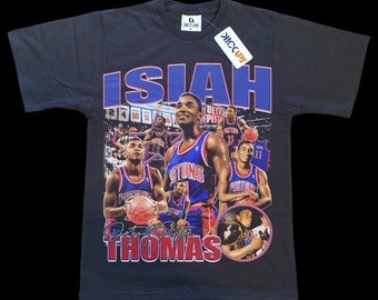 Isiah Thomas Tee-handmade Tee-vintage Style-unique Design-custom