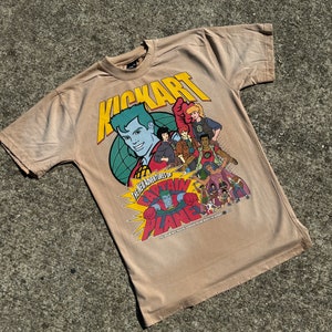 Vintage Captain Planet-T-shirt | Eco-Warrior T-shirt met cartoon | Exclusief KickArt-ontwerp