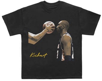 No Flinch Kobe Tee | Heavyweight Streetwear Graphic T-Shirt | Premium DTG Basketball Tee | Vintage Style Unisex Tee | Urban Fashion Shirt