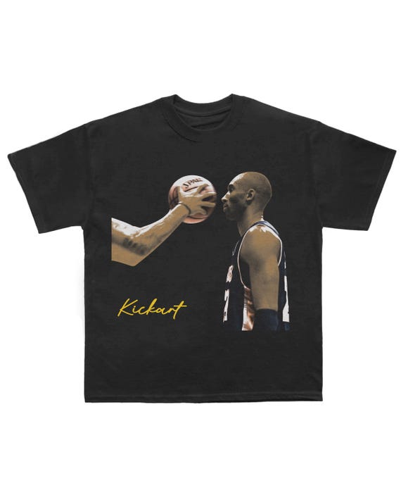 No Flinch Kobe Tee | Heavyweight Streetwear Graphic T-Shirt | Premium DTG Basketball Tee | Vintage Style Unisex Tee | Urban Fashion Shirt
