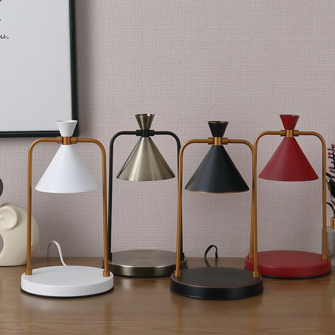 Modern Candle Warmer Lamp Dimmable Light With Timer Etsy
