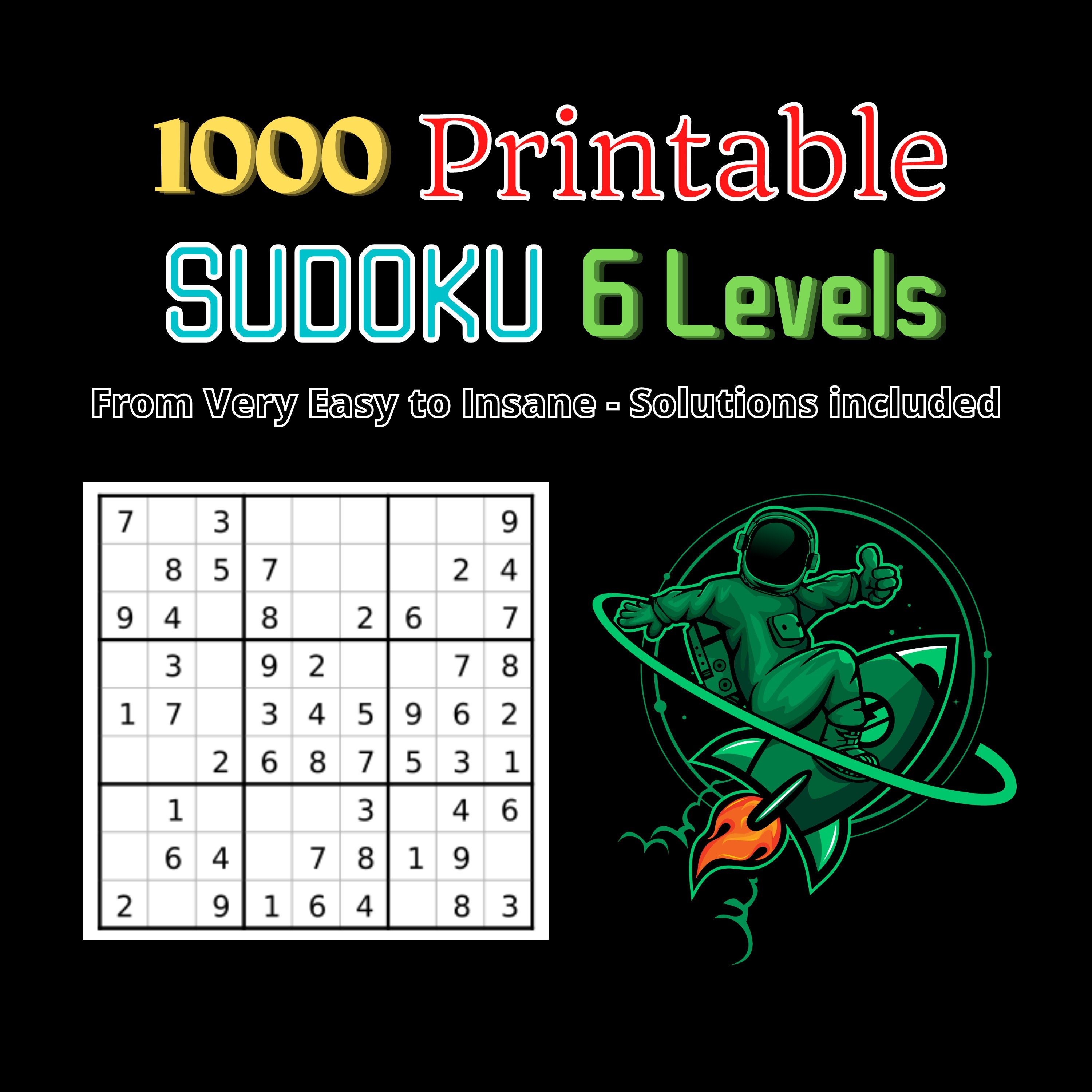 Printable Sudoku - 100+ Puzzles From Easy To Hard - World of Printables