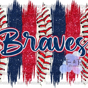 Braves Brushstroke PNG