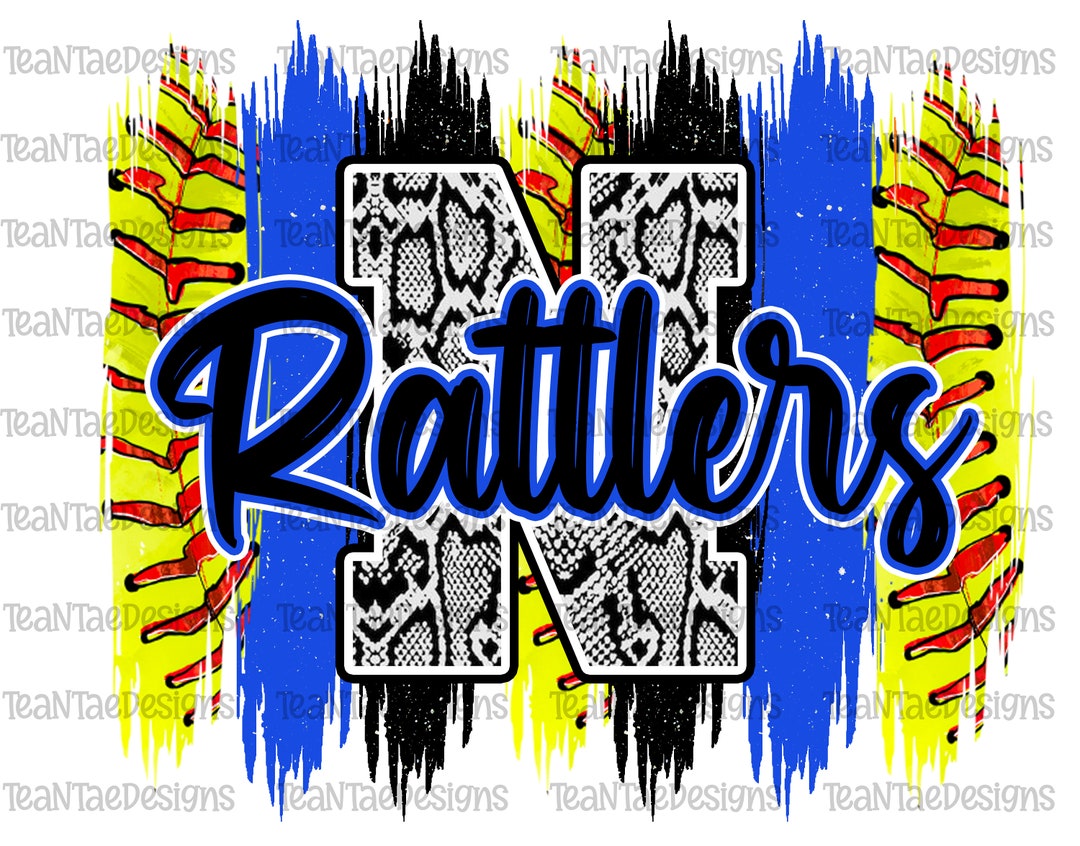 Rattlers Softball Brushstroke PNG - Etsy