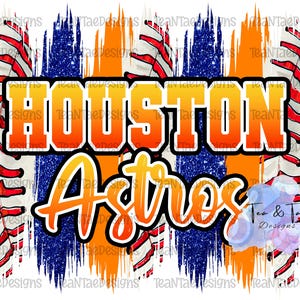Astros Brushstrokes PNG