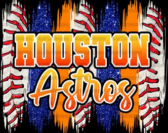 Astros Brushstrokes PNG