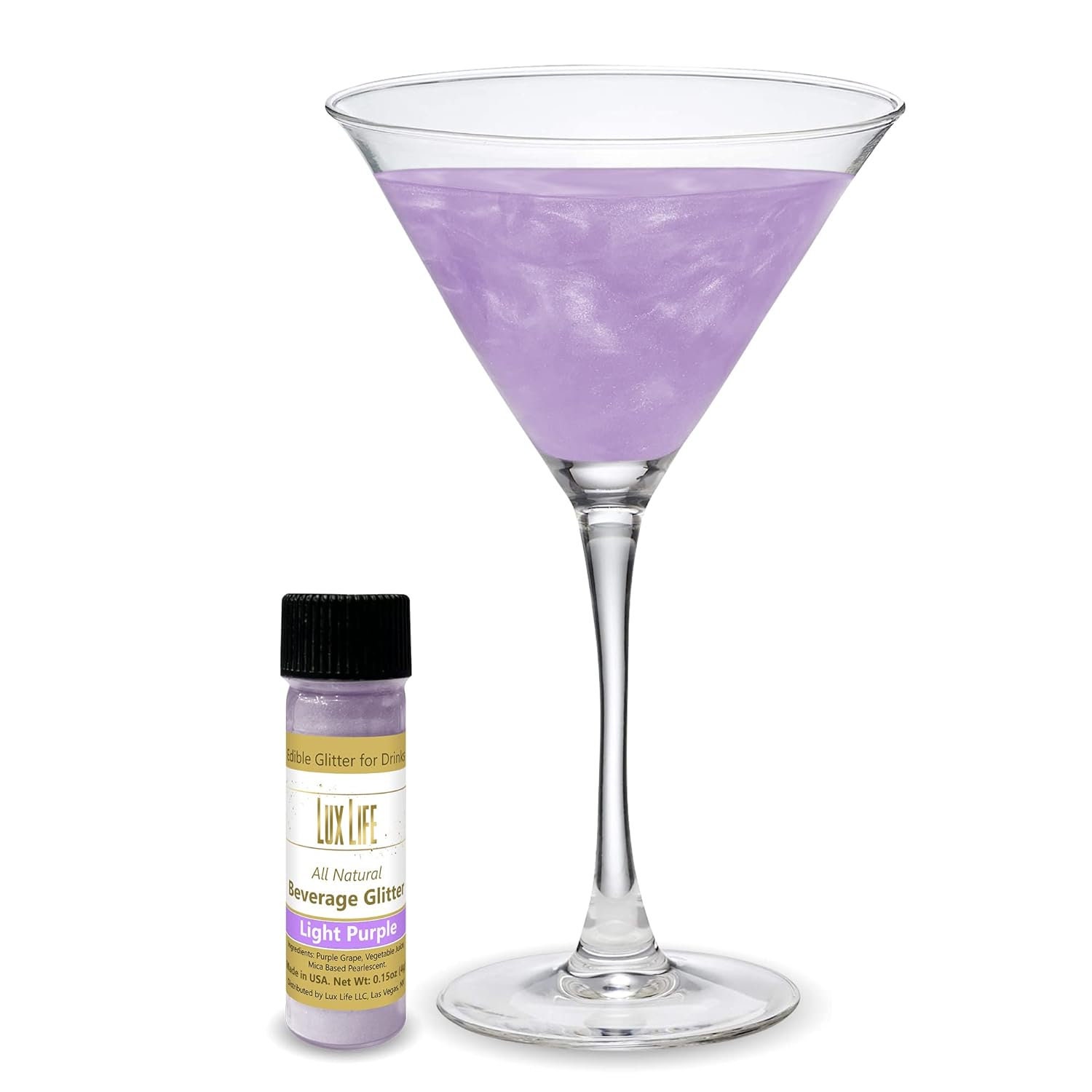 Purple Edible Glitter for Drinks, Cocktails, Beer, Garnish Glitters &  Beverages Edible Glitter 