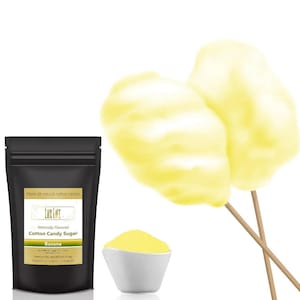 Organic Cotton Candy Sugar – Natural, Vegan, Machine Ready Sugar by Lux Life – GMO-Free, Gluten-Free Flavors
