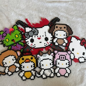 Hello Kitty perler beads by joyeuny