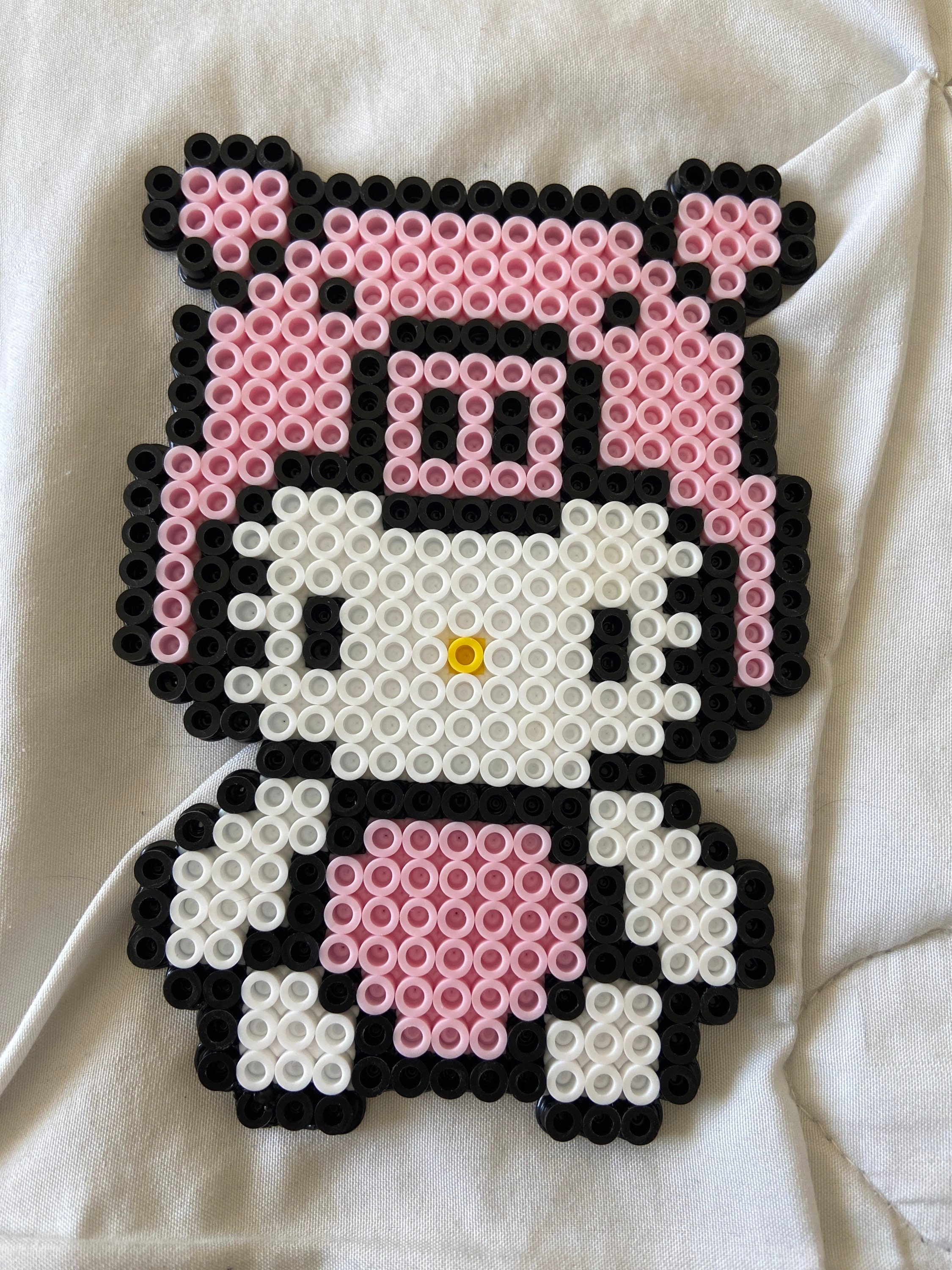 HK - Hello Kitty And Mimmy Perler Bead Things by worldofcaitlyn on