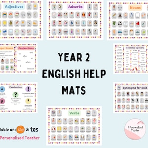 English Table Help Mats