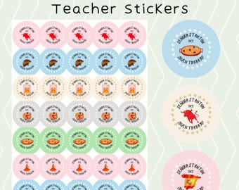Personalised Spanish Teacher Stickers | Languages Teacher Stickers | Personalised Teacher Gift | Spanish Teacher Stickers | End of Year Gift