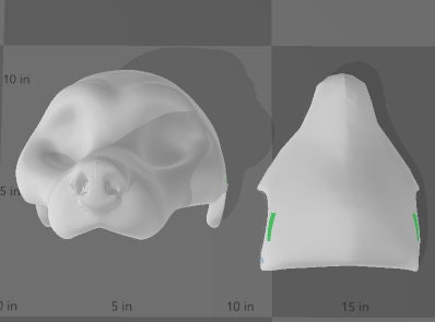 Moving Jaw Fursuit Headbase 3D Print File - Etsy Australia