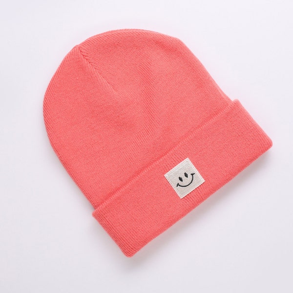 Goldjunge Cuffed Beanie Happy coral