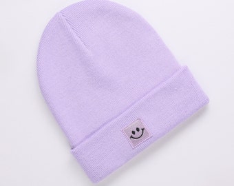 Goldjunge Cuffed Beanie Happy lavendel