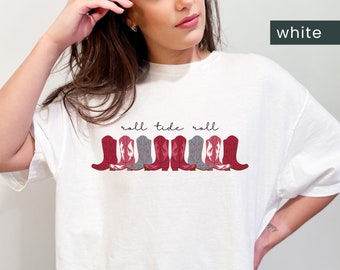 Alabama Football Shirt, Tide Football Shirt, Bama Football, Roll Tide Shirt, Alabama Spieltag, Alabama Boots Shirt, Bama Shirt, Süßer Spieltag