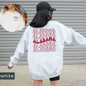 Retro Alabama Sweatshirt, Tide Football Crewneck, Bama Football, Alabama Hoodie, Tailgate Sweatshirt, Alabama Gameday, Alabama Fan, Bama