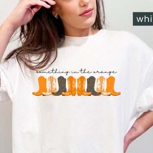 Tennessee Football Shirt, UT Vols Shirt, Something In the Orange, Cute Tennessee Shirt, UT Gameday, Tennessee Boots Shirt, Comfort Colors