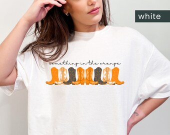 Tennessee Football Shirt, UT Vols Shirt, Something In the Orange, Cute Tennessee Shirt, UT Gameday, Tennessee Boots Shirt, Comfort Colors