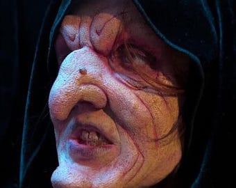 Swamp Wicked Witch Foam Latex Prosthetic Makeup