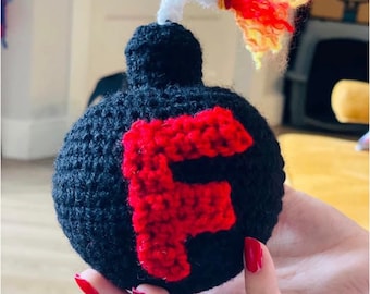 Crochet F-Bomb: Handmade Acrylic Yarn Decor