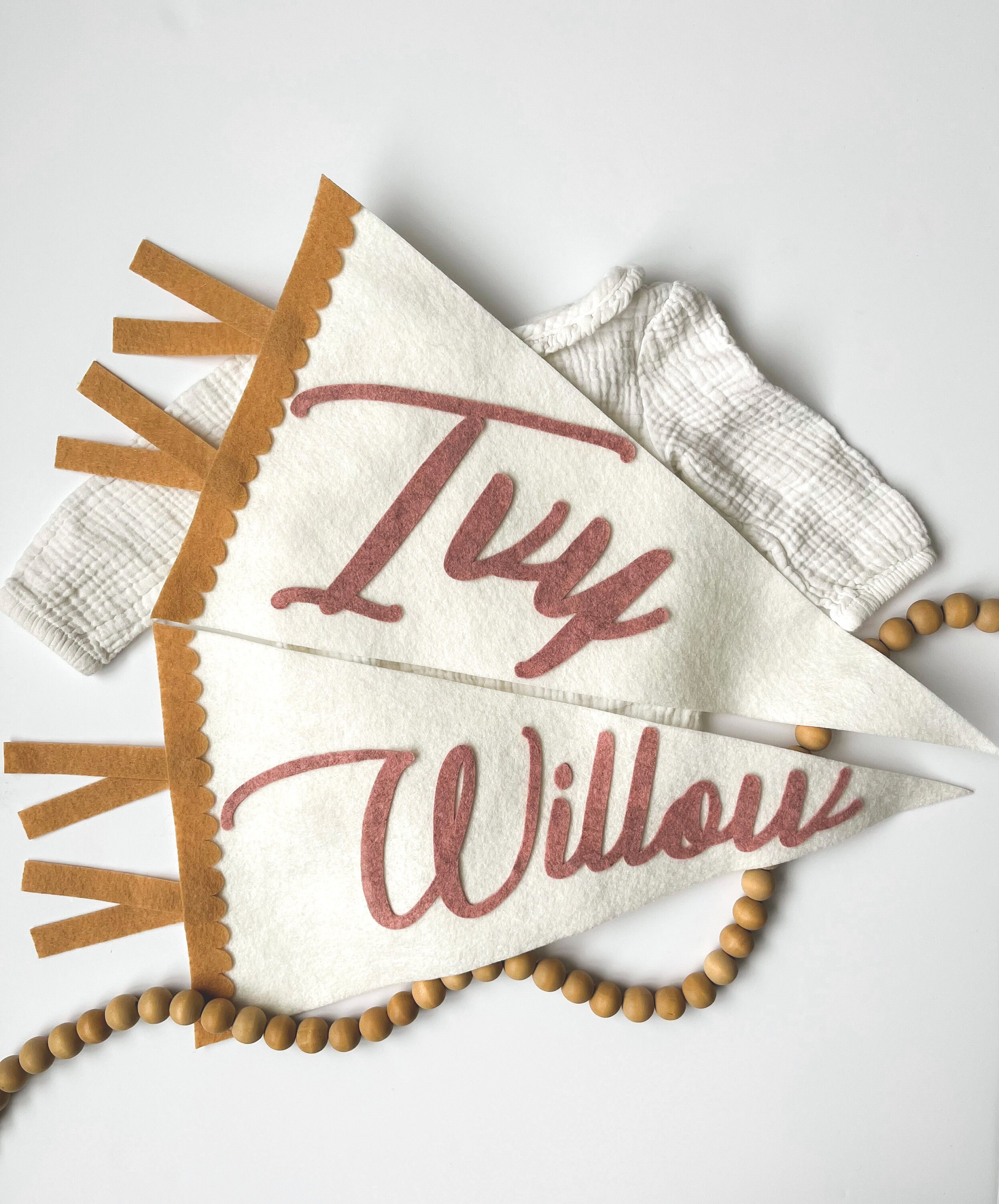Felt Name Pennant With One Name - Etsy
