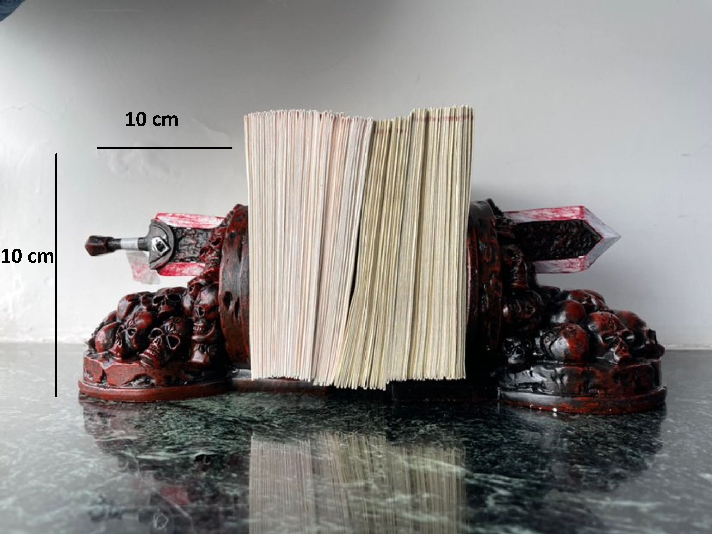 Dragon Slayer's Furious Bookend Berserk Bookends Bookshelf Etsy