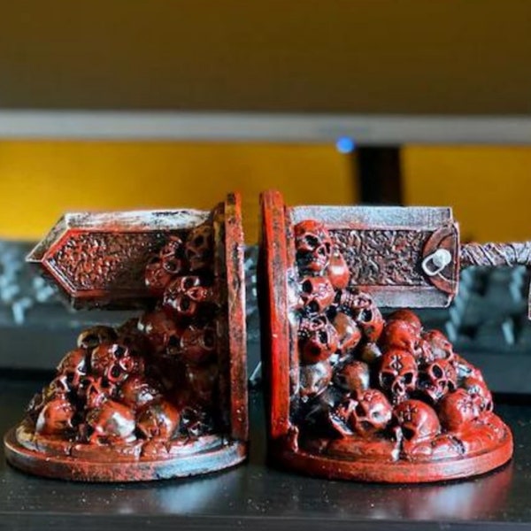 Berserk Boekensteunen Furious Boekensteunen Dragon Slayer Hars Ambachtelijke Ornament Desktop Boekenplank Decoratieve Kunstwerken