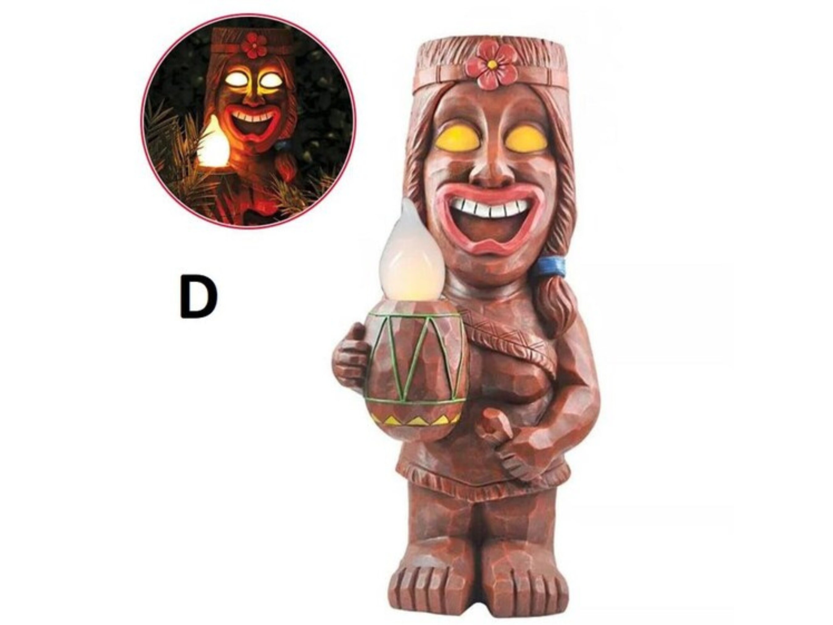 Tiki Guard Solar Powered Outdoor Decor LED Garden Light Etsy UK