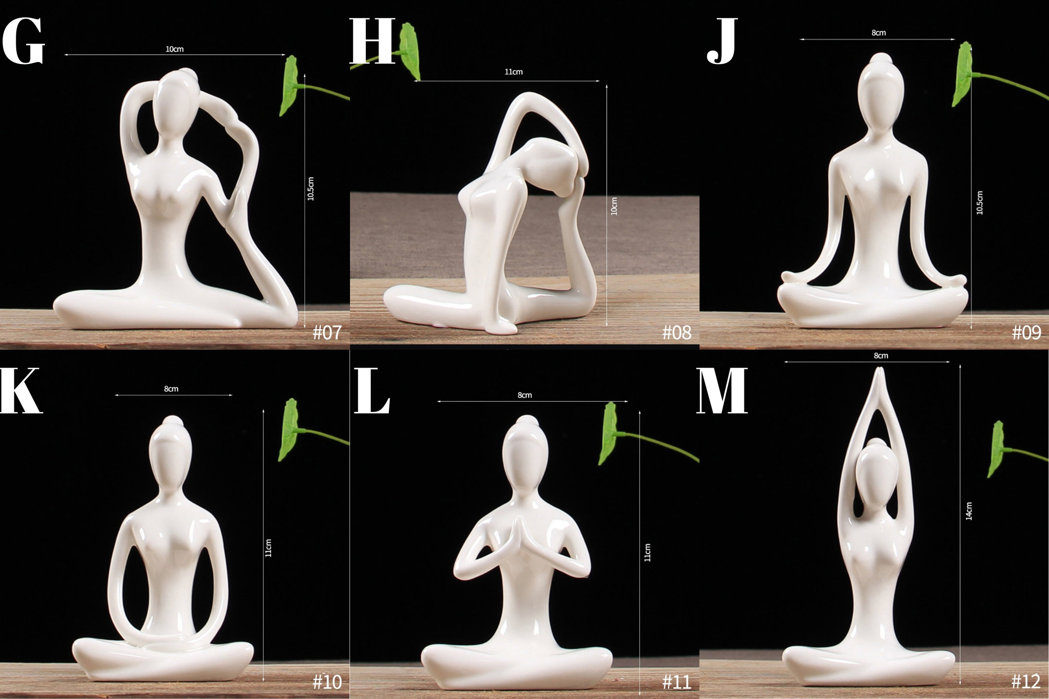 Buy ARPNs Yoga Pose Figure Resin Statues Human Sculptures Home Office Decor  20x21cm Online at Low Prices in India - Amazon.in