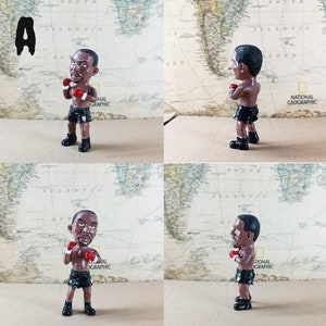 Mini Rapper Figures Resin Sculpture Home Ornaments Street Rap Hip Hop ...