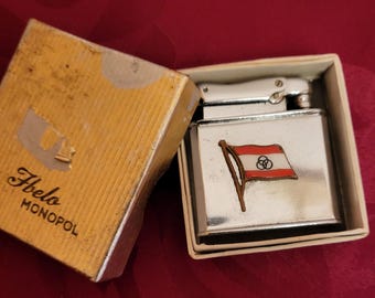 ibelo monopol cigarette case lighter Vintage Ibelo Monopol Compact Lighter and Cigarette Case Gift Set | Vintage  Germany | in Original Box